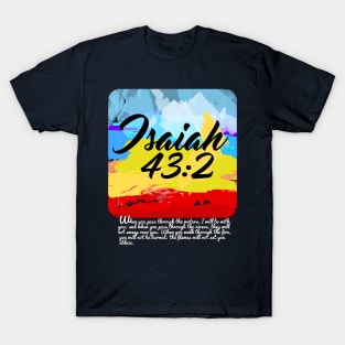 isaiah 43: 2 Christian clothing | bible verse T-Shirt